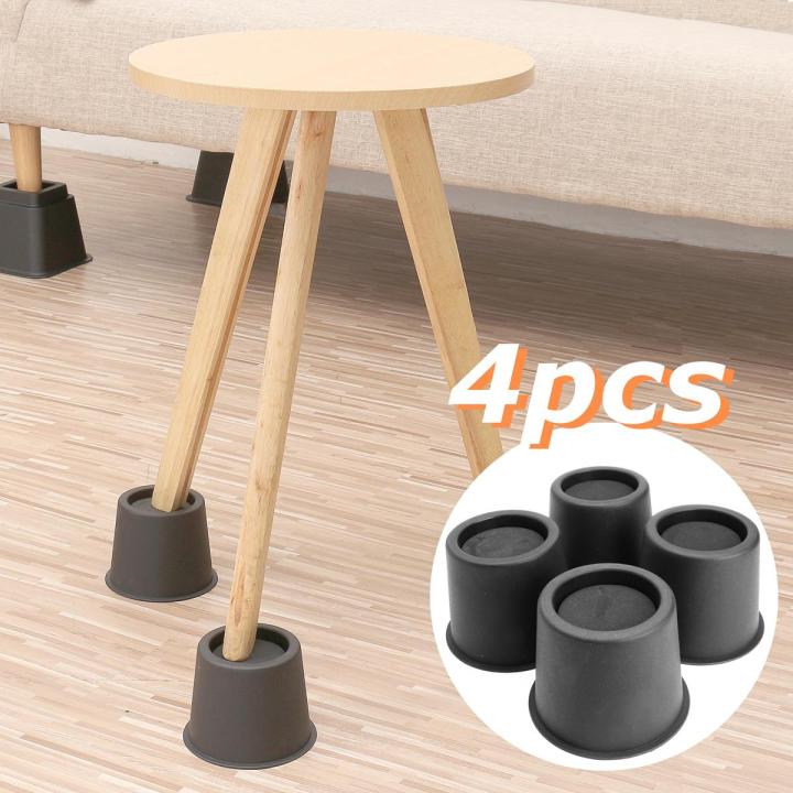 Chair 4 Risers Round Risers Adjustable Bed Furniture Riser Chairs lifts Set of 4 ...