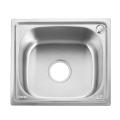 Single Bowl Stainless Steel Kitchen Sink Laundry Washing Sink Under/ Topmount-Silver. 