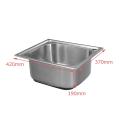 Single Bowl Stainless Steel Kitchen Sink Laundry Washing Sink Under/ Topmount-Silver. 