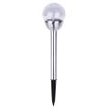 Stainless Steel New New Solar Crackle Glass Ball Landscape Lights Color Changing LED Set -. 