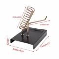 Useful Soldering Iron Metal Stand Holder Base Support Station with Tin Frame -. 