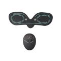 Arm Muscle HOT SELL New Stimulator EMS Training Electrical Body Shape Trainer ABS Set Black - Abdominal paste controller. 
