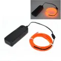 1M/3M/5M El Strip Wire Flexible LED With Battery-Powered Controller Neon Light Flexible Tube Wire For Costume Car Light Party. 