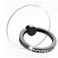 Diamond Cell Phone Ring Holder Stand Transparent Finger Grip Clear 360° Degree Rotation Kickstand Compatible iPhones. 