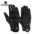 ROCKBROS Cycling Gloves With Quick Adjustable Buckle Thicken Shockproof Comfortable Bicycle Gloves With SBR Palm Pad Sensitive Touch Screen Bike Gloves. 