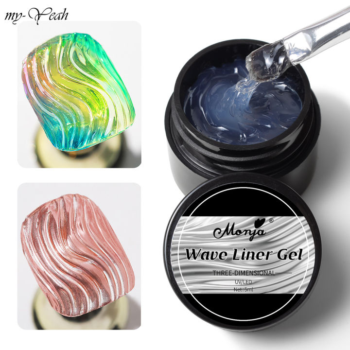 Myyeah%205ml%203D%20Nail%20Gel,%20Sculpting%20Gel%20for%20Nail%20Art%EF%BC%8CNo%20wipe%203D%20Molding%20Gel%20for%20Nails%20Decoration%20Drawing%20Nail%20Gel,%20Manicure%20Sculpture%20Nail%20Charms%20Gel%EF%BC%8CWave%20Liner%20Gel%20No%20Wipe%20Molding%20Gel%20Polish%20Painting%20Drawing%20Design%20Sculpture%20Gel%20Nail%20Decoration%20-%20Image%202