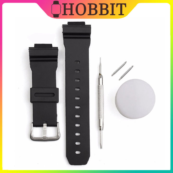 Black replacement for G Shock DW 6900 DW 6600 GW 6900 G 6900 silicone wristband
