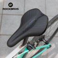 ROCKBROS Bike Saddle Waterproof Memory Shock-absorption Non-slip Bike Seat Comfortable Road Bike Cushion Bicycle Accessories. 