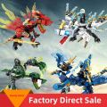 Legoe Dragon Building Compatible Legoingly Ninja Bricks Action Figures Enlighten Blocks Toys For Children. 