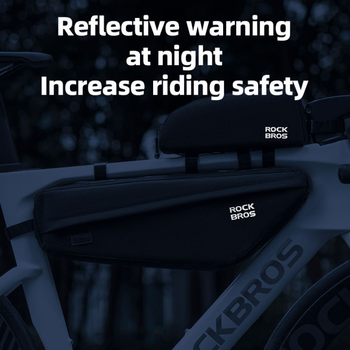 ROCKBROS%20Bicycle%20Bag%202.9L%20Large%20Capacity%20Bike%20Triangle%20Frame%20Bag%20Reflective%20Cycling%20Storage%20Front%20Tube%20Bag%20Bicycle%20Accessory%20-%20Image%204