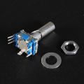 15mm Rotary Encoder Switch with Key Switch with 2 Bit Gray Scale Micro Switch -. 
