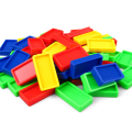 100pcs Wood Stacking Romino Interesting Game Learning and Educational Toy. 