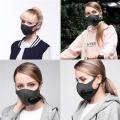 Air Purifying New Electric Face Mask Smart PM2.5 Fresh Universal Serial Bus Anti Dust Adjustable Unisex Anti-pollution ,3 Fan Speed,Polyester PU Sponge,4 Layers Filtration,Breathing Valve -. 