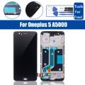 LCD Display Mobile Touch Screen Digitizer Replacement +Frame +Tools For Oneplus 5 A5000 -.