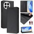 lthmy for OnePlus 13 cover leather wallet flip cover with card holder kickstand magnetic closure phone case.