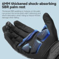 ROCKBROS Motorcycle Riding Gloves Full Finger Anti-slip Keep Warm Windproof Cycling Winter Men's Gloves. 