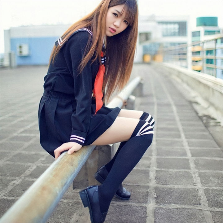 Anime%20Hell%20Girl%20Cosplay%20Enma%20Ai%20Jk%20Sailor%20Dress%20Japanese%20Korean%20School%20Uniform%20Pleated%20Skirt%20Sets%20Black%20Long%20With%20Hair%20Net%20-%20Image%208