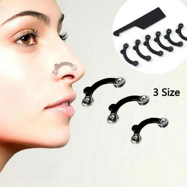 BNproduct Smartconn 1 Set Nose Up Lifting Shaping Clip Beauty Tool Nose Shaper Inserts No Pain 3 Pair (3 Size)