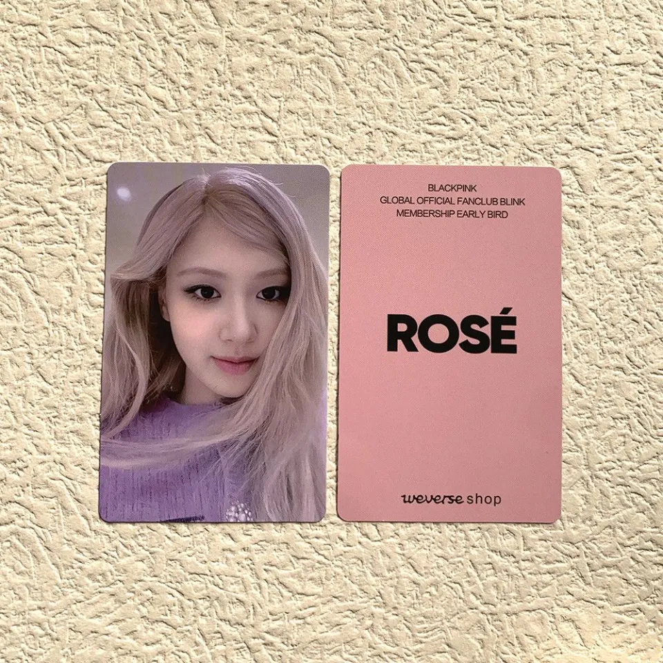 BLACKPINK Early Bird Photo Cards Fan Club Blink Lomo Cards Lisa