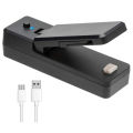 Rechargeable Sealing Machine, Portable Household USB Charging Sealing Clip, Snack Bag Mini Heat Sealing Machine, Plastic Bag Sealer. 