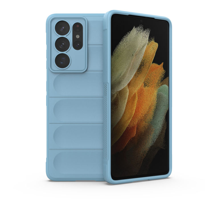 For Samsung Galaxy S21 Ultra Case Camera Protection Back Cover Shockproof Casing Shell Silicone Softcase