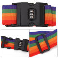 MOJOYCE Adjustable Travel Lage Cargo Lashing Strap Polypropylene Password Lock Anti theft Belts. 