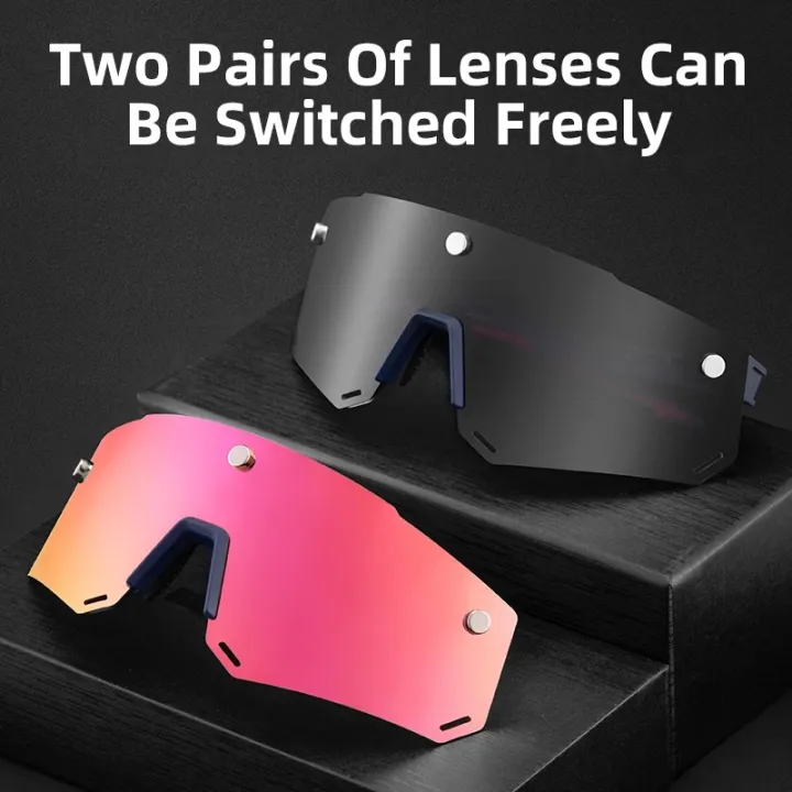 ROCKBROS%202%20In%201%20Bicycle%20Sunglasses%20Shades%20For%20Men%20MTB%20Polarized%20Sports%20UV400%20Magnetic%20Split%20HD%20Large%20Frameless%20Lens%20Cycling%20Eyewear%20-%20Image%207