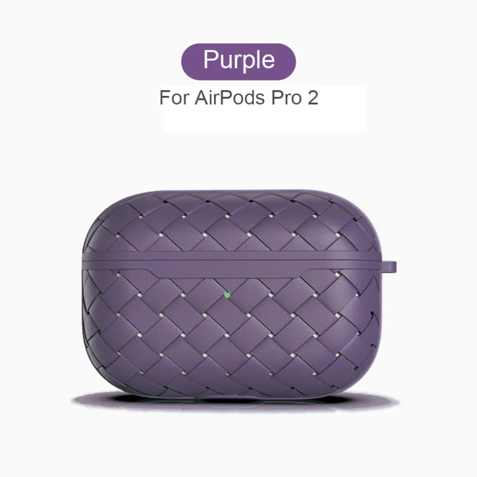 For Apple AirPods Pro Case Weave Pattern Silicone Protect Cover