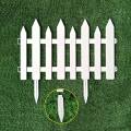 In Stock Vococal Mini Small Decorative Plastic Picket Fence for DIY Miniature Garden Dollhouse Barrier 50 x 30cm. 