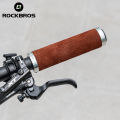 ROCKBROS Bicycle Grips MTB Handlebar Grips Non-Slip Mountain Bike Handle Leather Comfortable Soft Double. 