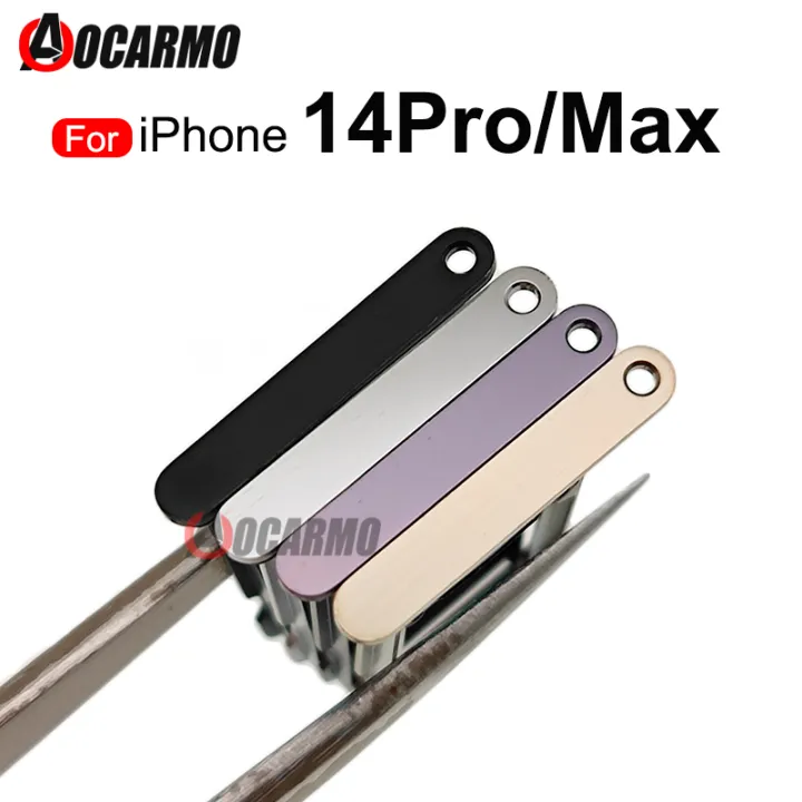 Single%20/%20Dual%20Sim%20Card%20For%20iPhone%2014%20Pro%2014Pro%20Max%20SIM%20Tray%20Slot%20Holder%20Space%20Black%20/Silver/%20Deep%20Purple%20/Gold%20Replacement%20Parts%20-%20Image%202