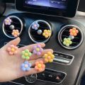 Colorful ra Car Outlet Decoration Aromatherapy Perfume Clip Air Freshener Cute wer Decor Auto Interior Accessories. 