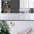 Wooden cabinet sticker waterproof thickened moisture proof door wallpaper oil proof wood table decor.