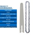 8 Inch Chain Guide Set 45 Knots Electric Chainsaw Chains and Guides for Wood Cutting Chainsaw Parts Replacement Electric Saw Accessory.