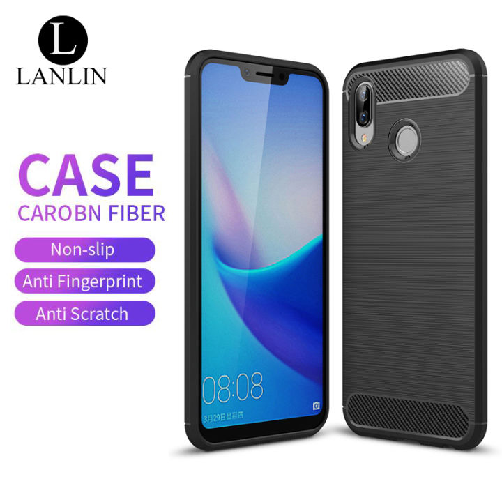 LAN Phone Case Ultimate Protection Resilient Shock Absorption and Carbon Fiber Design Cover For Huawei Honor Play Case
