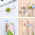 Creative Multifunctional Fi Wire Handg Device Wall Adhesive Hook Strong Marking Non Punching Hub Storage Clip. 