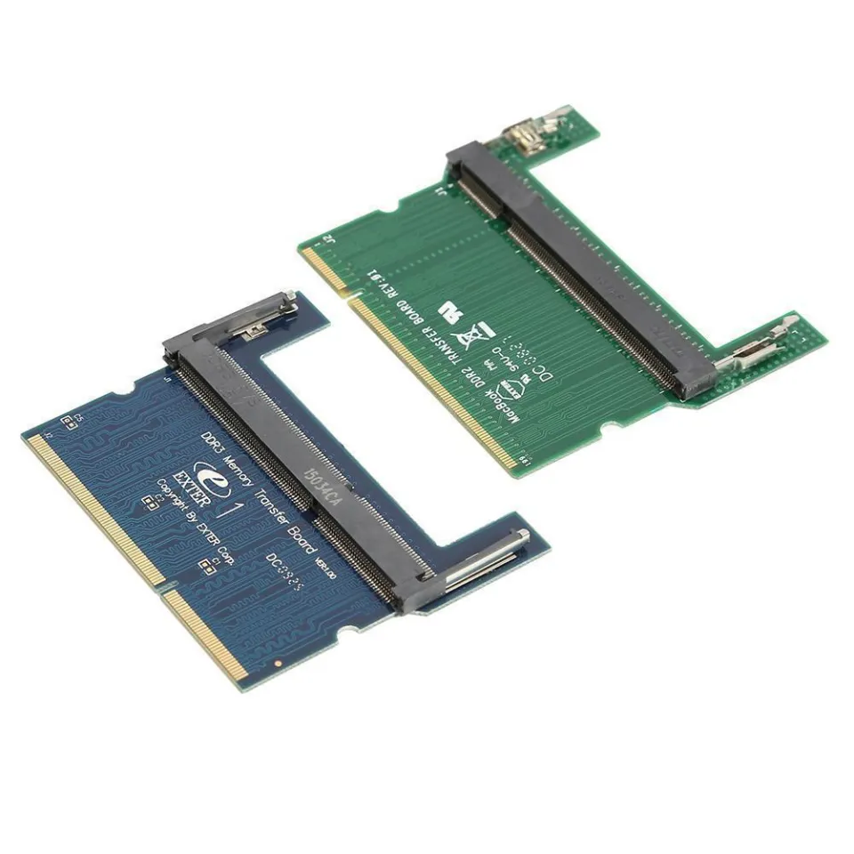 DDR2/DDR3 Laptop SO DIMM to Desktop DIMM Adapter Memory RAM