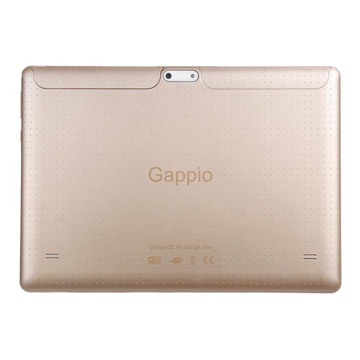 Gappio 10.1'' Tablet PC 1G+16GB Octa Core WIFI 6000mAh bluetooth 2 SIM Card Android 6.0-Black/Gold/White