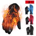 ROCKBROS Touch Screen Bike Gloves Winter Thermal Windproof Warm Full Finger Cycling Glove Anti-slip Bicycle Gloves For Men Women. 
