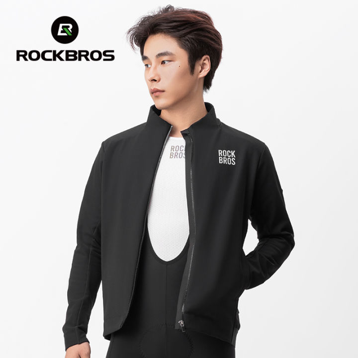 ROCKBROS%20Men's%20Cycling%20Windproof%20Fleece%20Jacket%20Autumn%20Winter%20Windproof%20MTB%20Road%20Bike%20Top%20Long%20Sleeves%20Warm%20Sport%20Coat%20With%202%20Widened%20Pockets%20Bicycle%20Clothing%20-%20Image%208