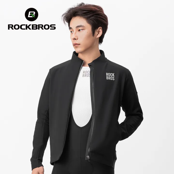 ROCKBROS%20Men's%20Cycling%20Windproof%20Fleece%20Jacket%20Autumn%20Winter%20Windproof%20MTB%20Road%20Bike%20Top%20Long%20Sleeves%20Warm%20Sport%20Coat%20With%202%20Widened%20Pockets%20Bicycle%20Clothing%20-%20Image%208