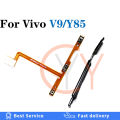 For VIVO V9 Y85 Back Home Button Fingerprint Scanner Sensor Return Key Volume Button Power Switch On Off Button Flex Cable. 