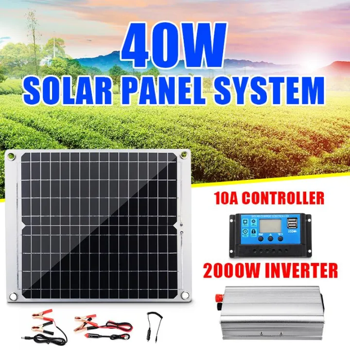 solved panel (c) panel (d) refer to figure 4-27. panel... Solar System New Dual Universal Serial Bus 40W Solar Panel+2000W Power ...