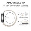 Samsung Galaxy 5 Pro 5 4 4 Classic 3 Active 2 S3 Boundary gear Classic 20Mm 22mm woven single loop nylon Suitable for Huawei watch Amazfit strap. 