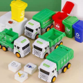 High QualityKids Green Garbage Truck Toys/Rubbish Lori/Lori Sampah Mainan Kanak/Ready Stock. 