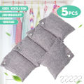5Pcs/Set Activated Bamboo Charcoal Bag Deodorizer Purifying Odor Remover 100g -. 