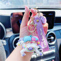 Anime Kawaii Sanrio Hello Kitty Keychain Holder Key Chain Car Keyring Backpack Pendant Ornaments Jewelry Gifts. 