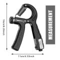 3H 5-165kg Adjustable Resistance Heavy Duty Hand Grip c/w Counter For Wrist, Arm, Finger And Forearm Fiess Exercise. 
