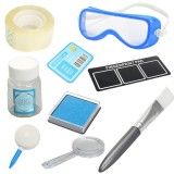 Detective Game Fingerprint Verification Analysis Kit Kid Science Educational Toy -