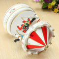 Wooden + HOT SELL Plastic Merry-Go-Round Carousel Music Box Christmas Birthday Gift Toy - White. 